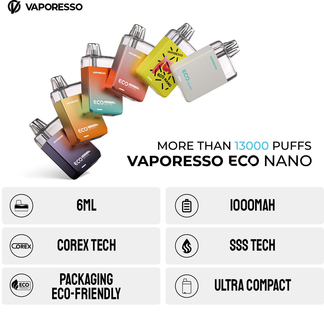 Kit Eco Nano Metal Version Vaporesso